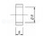Entretoise pour axe 60x260 T234