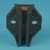 Coulisseau contrepoids 65 x 61 mm entraxe 38 mm trou Ø 10 guide de 6,5