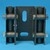 Coulisseau F0237DN1 fil guide avec garniture - entraxe 64 mm