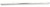 Tube de main courante inox brossé Longueur : 1 m