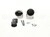 Jeux de 2 embouts main courante finition nickel noir