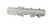 Ferme-porte IS110 force 2-4 bras compas - finition noir - poids maxi porte 100kg et 1100 mm de largeur - Remplace également ferme-porte RS90/HL100/HL80 avec la plaque rénovation 35IS512P00009