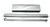 Ferme-porte IS115 force 2-4 bras coulisse - finition argent - poids maxi porte 100kg et 1100 mm de largeur - Remplace également HL105 avec la plaque rénovation 35IS512P00010