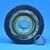 Galet serrure porte OVL - 9692