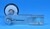 Levier axe 107mm pour support serrure SKG-porte battante