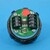 Bouton VB42 gravé -2 LED rouge 1 CONTACT NO / 1 CONTACT NC