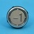 Bouton VB42 gravé -1 LED rouge 1 CONTACT NO / 1 CONTACT NC