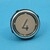 Bouton VB42 gravé 4 LED rouge 1 CONTACT NO / 1 CONTACT NC