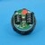 Bouton VB42 gravé 6 LED rouge 1 CONTACT NO / 1 CONTACT NC