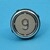 Bouton VB42 gravé 9 LED rouge 1 CONTACT NO / 1 CONTACT NC
