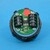 Bouton VB42 gravé 11 LED rouge 1 CONTACT NO / 1 CONTACT NC