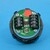 Bouton VB42 gravé 12 LED rouge 1 CONTACT NO / 1 CONTACT NC