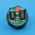 Bouton VB42 gravé 14 LED rouge 1 CONTACT NO / 1 CONTACT NC