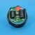 Bouton VB42 flèche descente led rouge