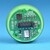 Bouton KSS vert cabine F2KKIB marquage 772823H06 Niveau principal - Eclairage par LED orange Réf KM804343G04