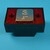 Bouton carré gravé 3 + braille LED rouge 1NO - 24 V
