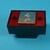 Bouton carré gravé 4 + braille LED rouge 1NO - 24 V