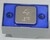 Bouton carré MAC gravé 4 + braille 24 V 1NO led bleue