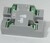 Bouton carré MAC gravé 6 + braille 24 V 1NO led bleue