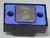 Bouton carré MAC gravé 7 + braille 24 V 1NO led bleue