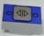 Bouton carré MAC réouverture 24 V 1NO-1NC led bleue