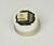 Bouton OTIS 2000 couleur OR collerette lumineuse rouge-manœuvre MCS - Remplace bouton OTIS 2000 finition BRONZE – MCS