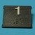 Insert gravé 1 + braille - modèle CFA