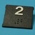 Insert gravé 2 + braille - modèle CFA