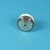 Bouton otis 2000 bombé inox brossé led orange -MCS 220