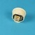 Bouton OTIS 2000 bombé inox brossé collerette blanche non lumineuse -MCS