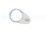 Chicklet ovale bleue gravé 2