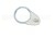 Chicklet ovale bleue gravé 3