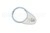 Chicklet ovale bleue gravé 5