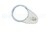 Chicklet ovale bleue gravé alarme