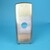 Plastron palier inox brossé 1 bouton type Otis 2000 trou Ø 26 mm