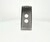 Plastron palier inox brossé 2 boutons type Otis 2000 trou Ø 26 mm