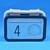 Bouton type M gravé 4 - compatible