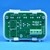 Bouton type M gravé 4 - compatible
