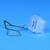 Ensemble cube blanc gravé 3 pour bouton type R/R1 - compatible