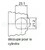 Contact à clé KABA 8 N° 300 IMPULSION + 2 CLES -compatible
