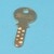 Clé type KABA 8 sous n° 300 -compatible