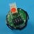 Bouton RT42 VIII gravé -1 LED rouge