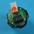 Bouton RT42 VIII gravé 0 LED rouge