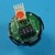 Bouton RT42 VIII gravé 5 LED rouge