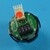 Bouton RT42 VIII gravé 7 LED rouge