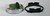 Bouton EBM42 fleche mont&egrave;e led rouge 2 voyants vert/rouge
