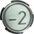Bouton RT42 IX gravé -2 led rouge