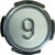 Bouton RT42 IX gravé 9 led rouge