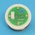 Bouton Cyntra 3 IP54 lumineux bleu 1 contact 1 connecteur