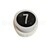 Bouton Cyntra noir 7
